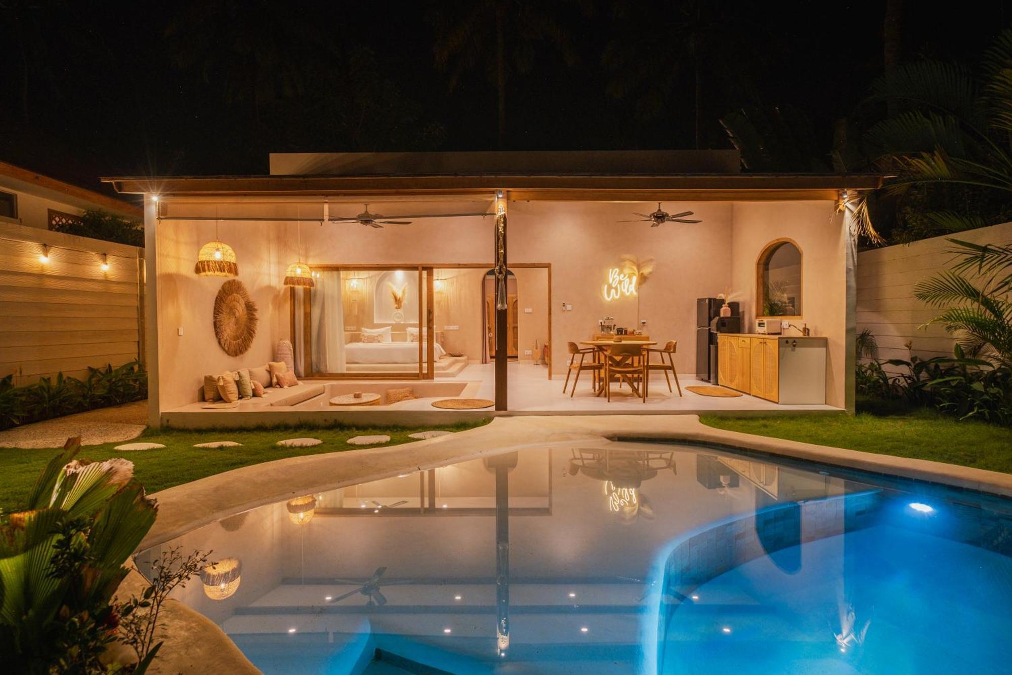 Gili Boho Villas - Aesthetic Private Pool Villas Gili Trawangan Zewnętrze zdjęcie