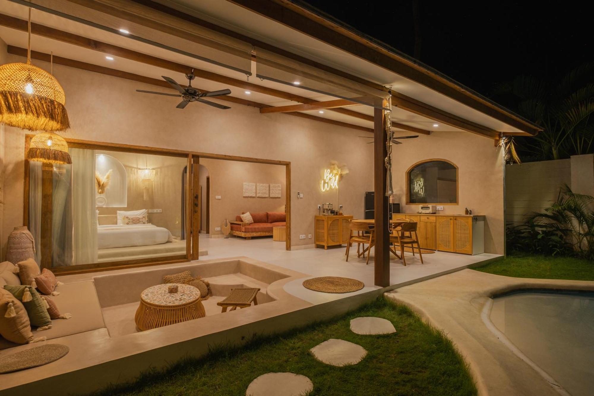 Gili Boho Villas - Aesthetic Private Pool Villas Gili Trawangan Zewnętrze zdjęcie