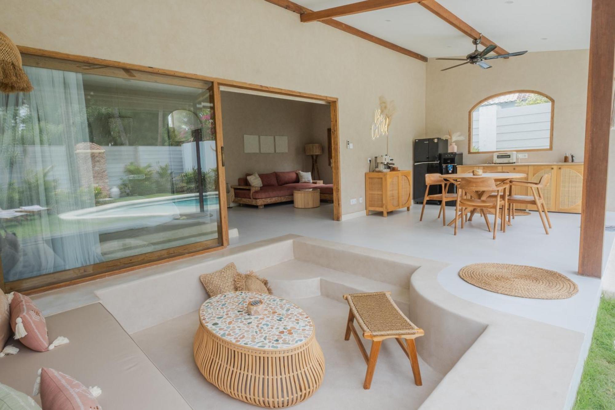 Gili Boho Villas - Aesthetic Private Pool Villas Gili Trawangan Zewnętrze zdjęcie