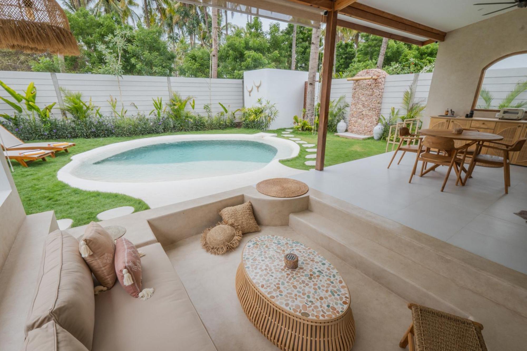Gili Boho Villas - Aesthetic Private Pool Villas Gili Trawangan Zewnętrze zdjęcie