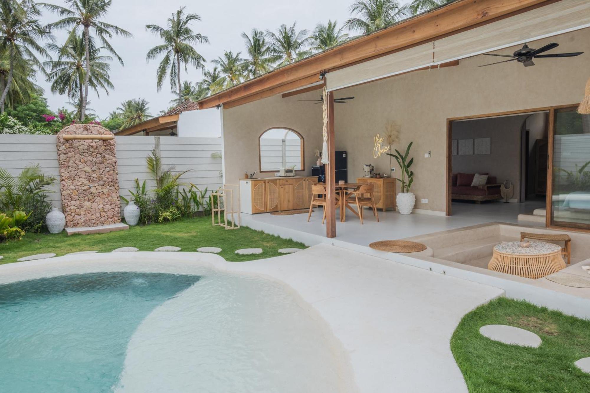 Gili Boho Villas - Aesthetic Private Pool Villas Gili Trawangan Zewnętrze zdjęcie